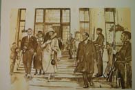 La reina Victoria Eugenia de Battenberg. Inauguraci&oacute;n del Sanatorio de Gorliz (Vizcaya), 1919